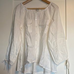 Sundance Catalog Sahara Linen Top in Petite Small